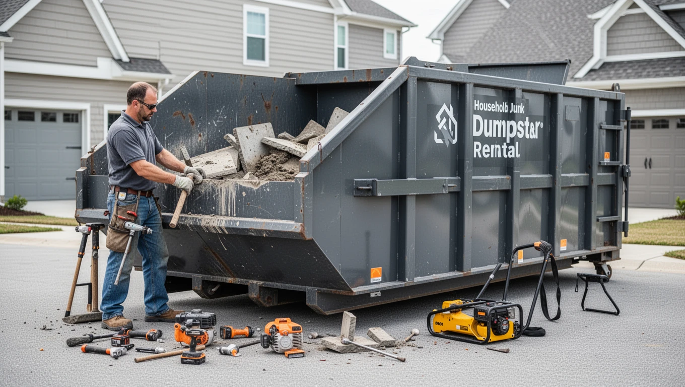 Household Junk Dumpster Rental